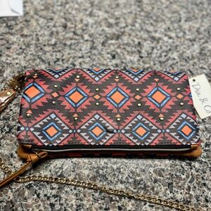 Dia & Co. New Southwestern pattern crossbody purse